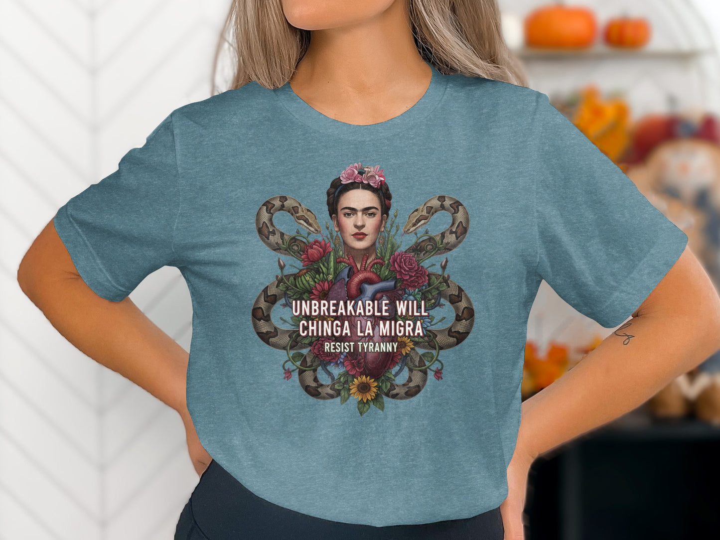 Unbreakable Will Chinga La Migra Resist Tyranny product type