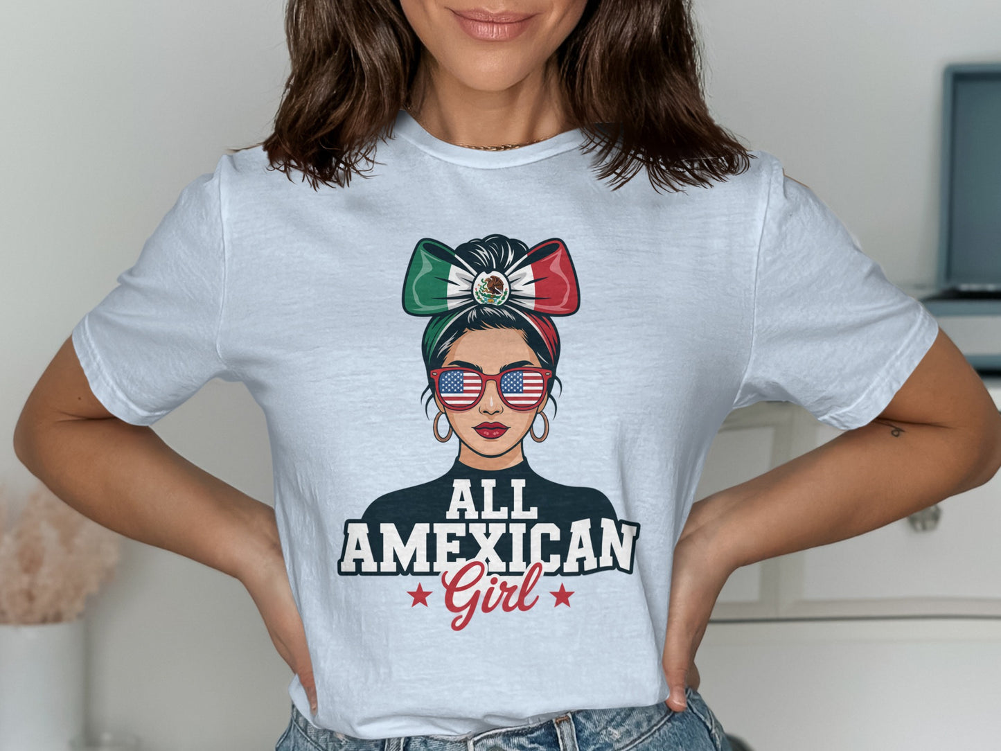 All American Girl Graphic T-Shirt Star Spangled product type