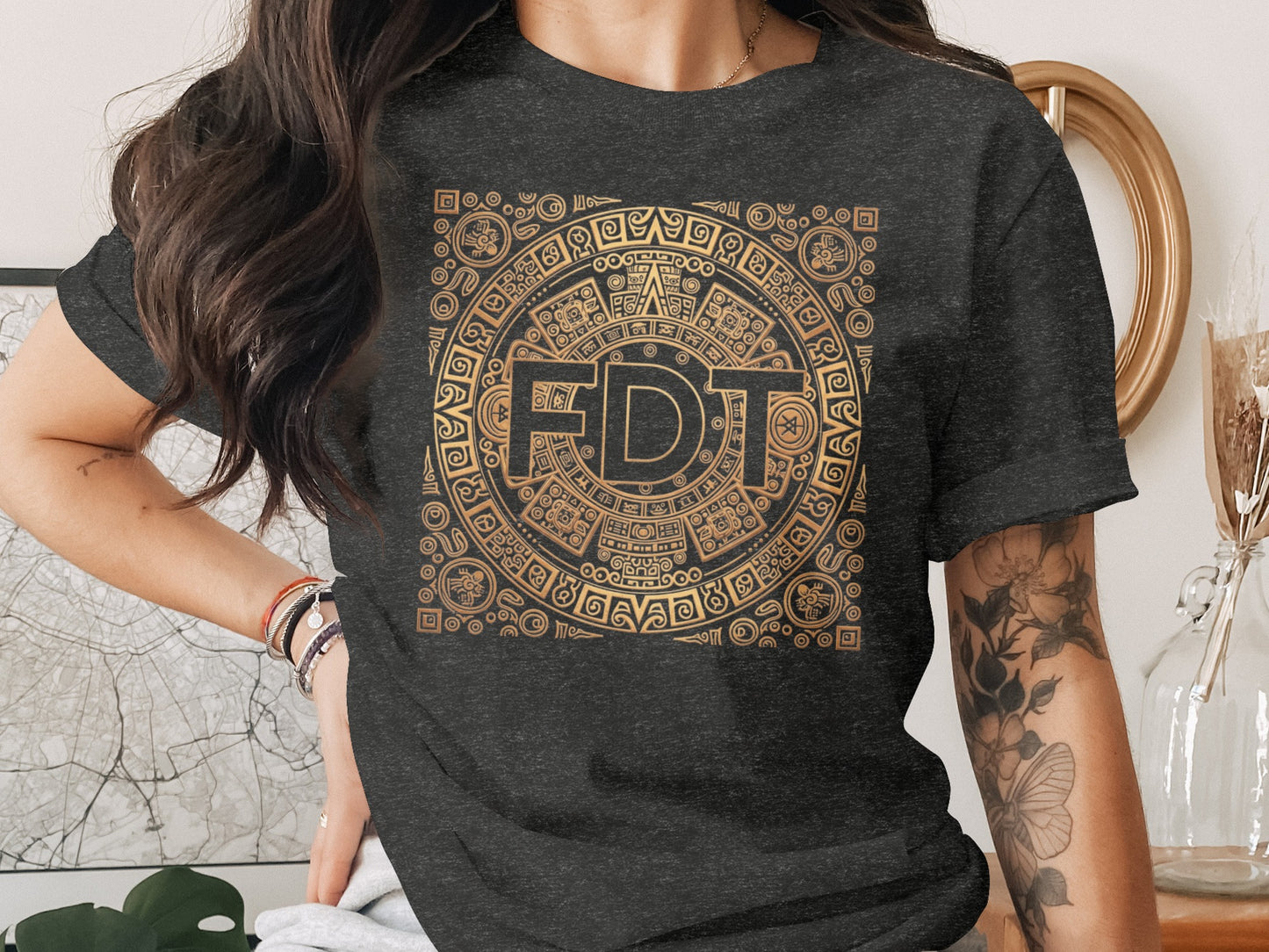 Intricate Geometric Design FDJ Shirt Product