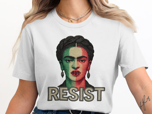 Resist Frida Kahlo Graphic Tee Shirt product type