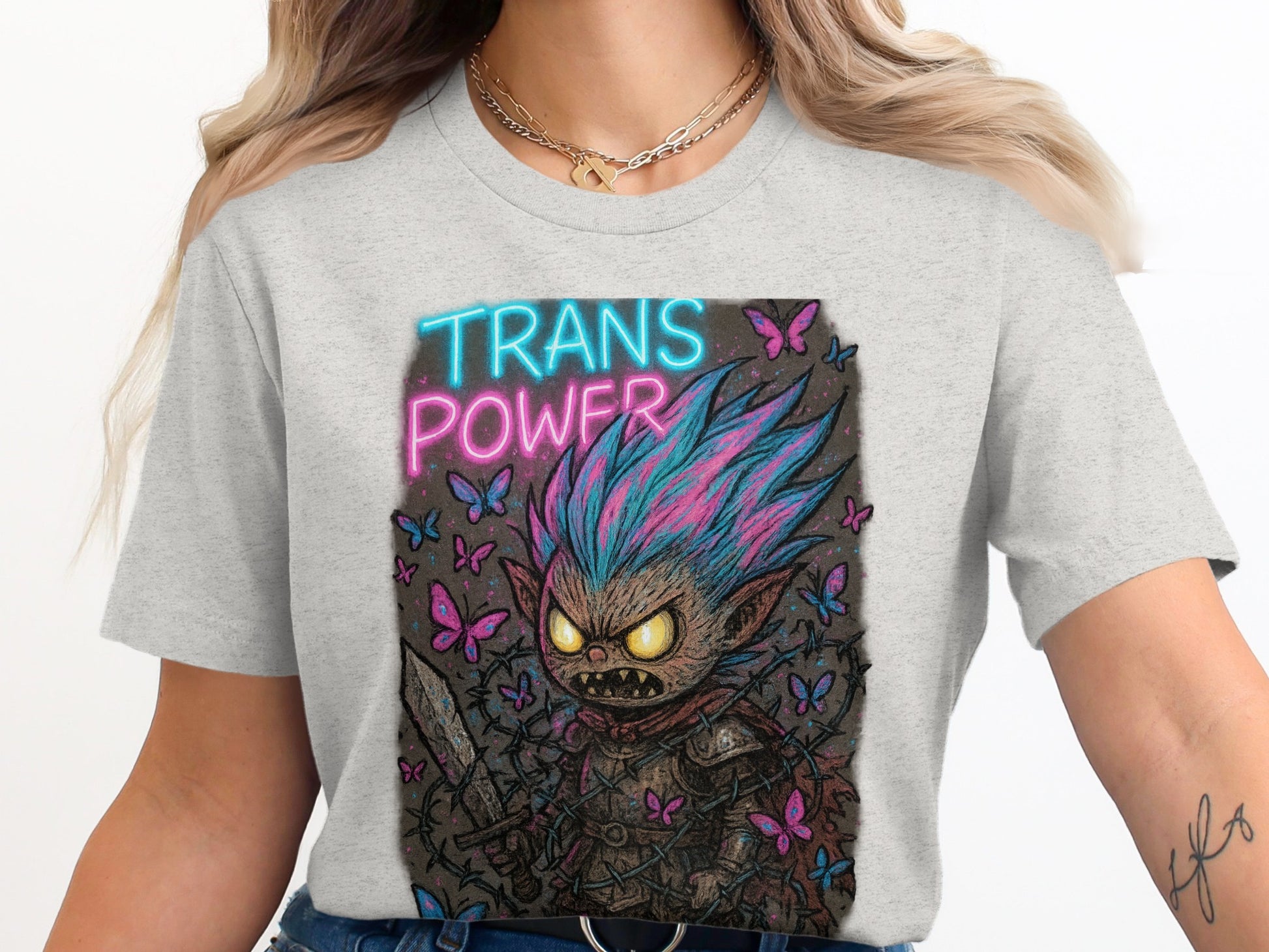 Trans Power Graphic Design T-Shirt product type