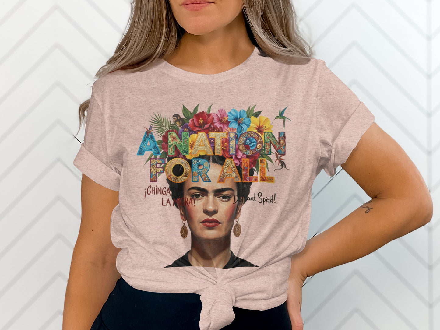 A Nation For All Frida Kahlo Graphic T-Shirt product type