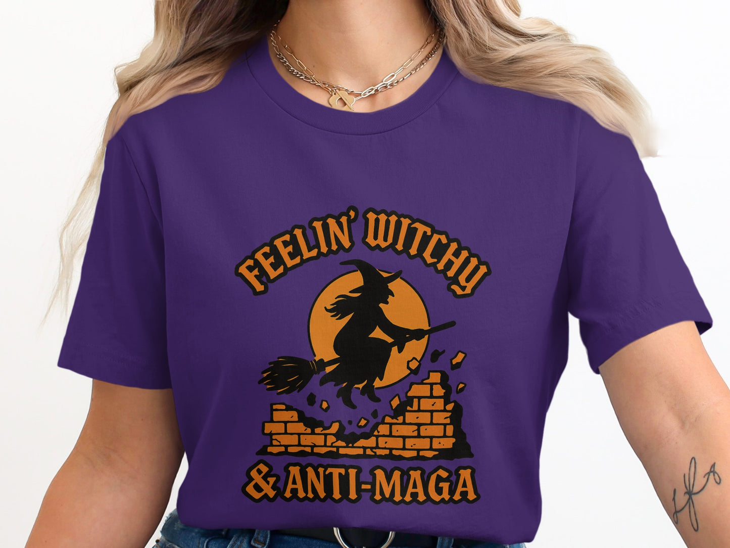 Feelin' Witchy Anti-Maga Statement Tee product