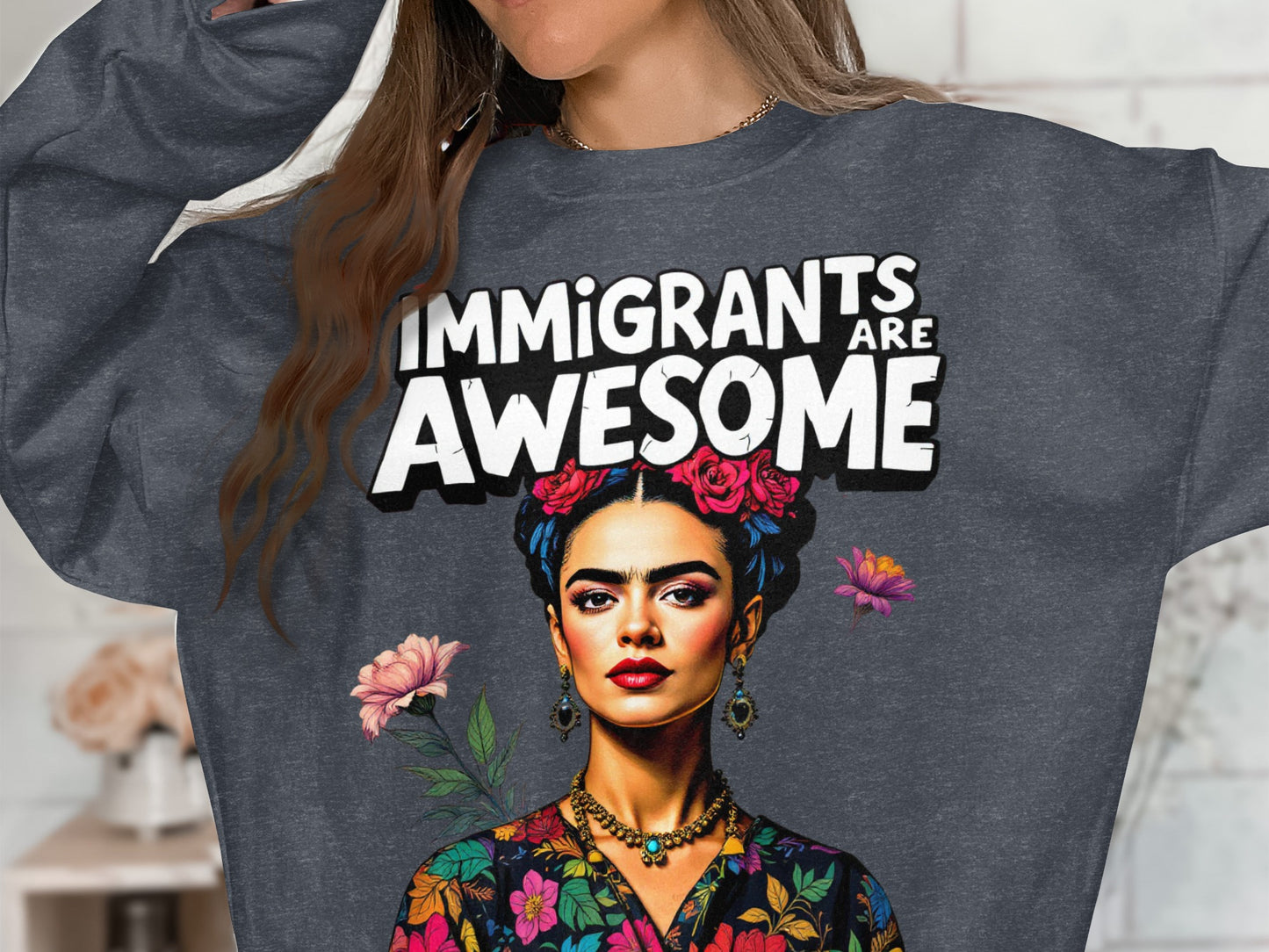 Immigrants Are Awesome Graphic Sweatshirt product