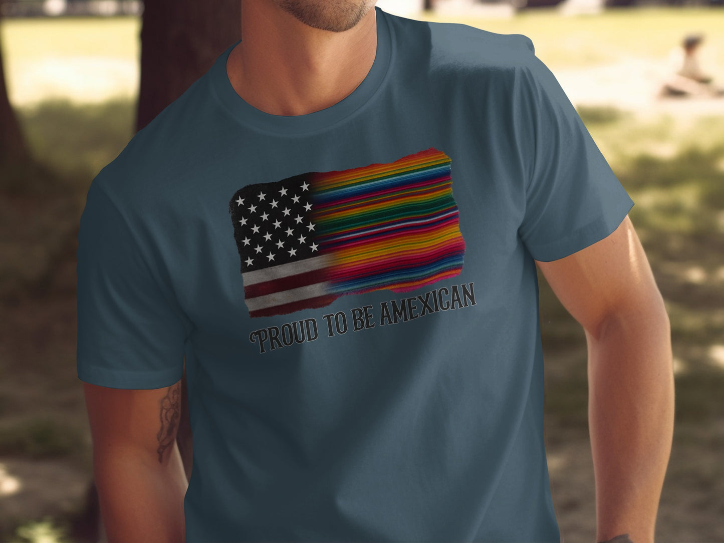 Proud To Be Amexican Design Graphic T-shirt product