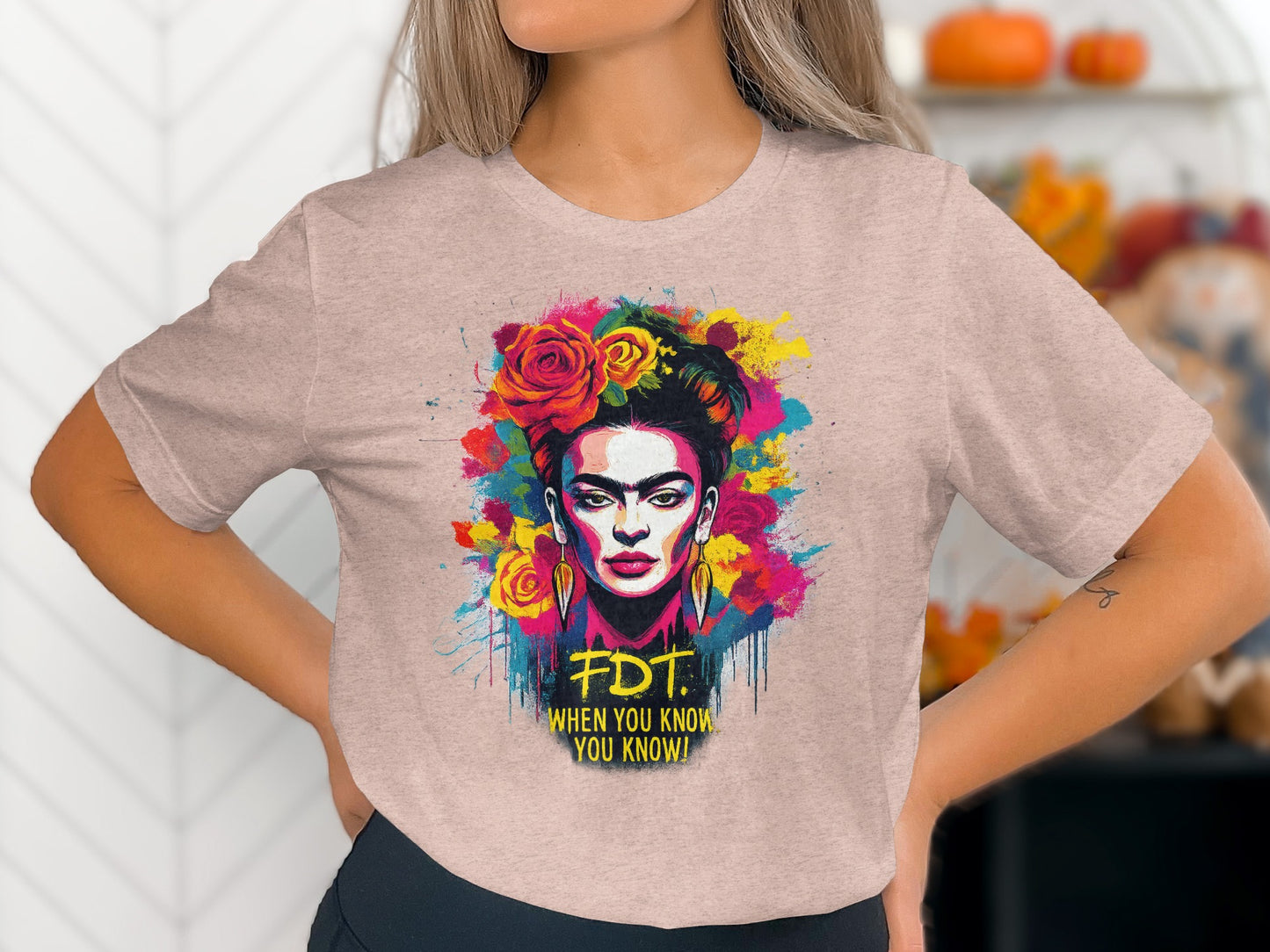 Bold Colorful FDT When You Know You Know T-shirt product type