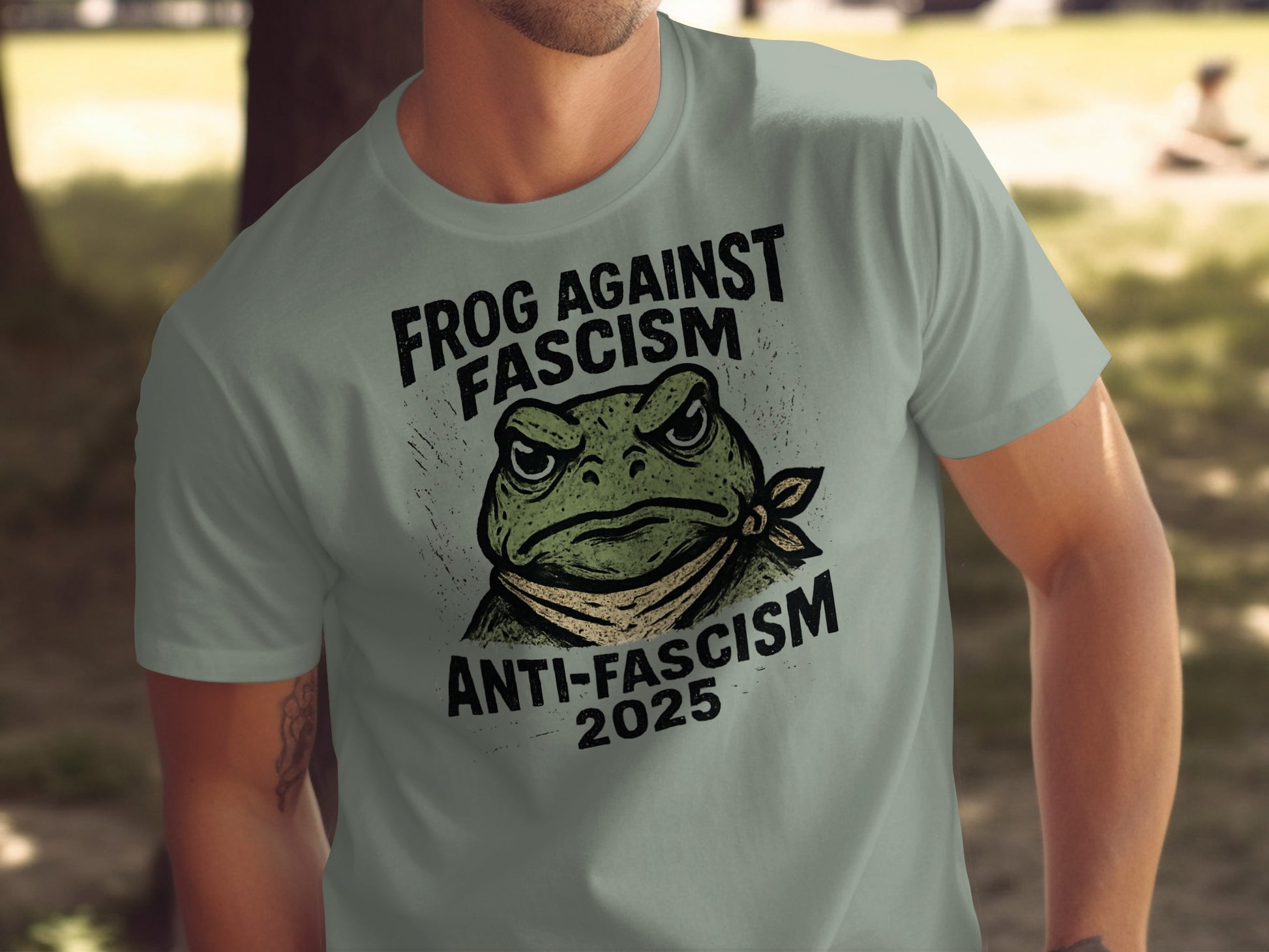 Frog Against Fascism Anti-Fascism 2025 T-Shirt