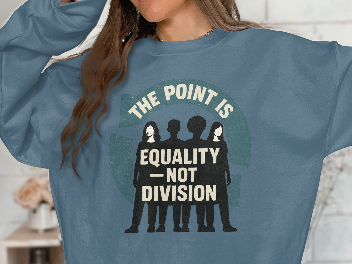 The Point Is Equality Not Division Statement Shirt product