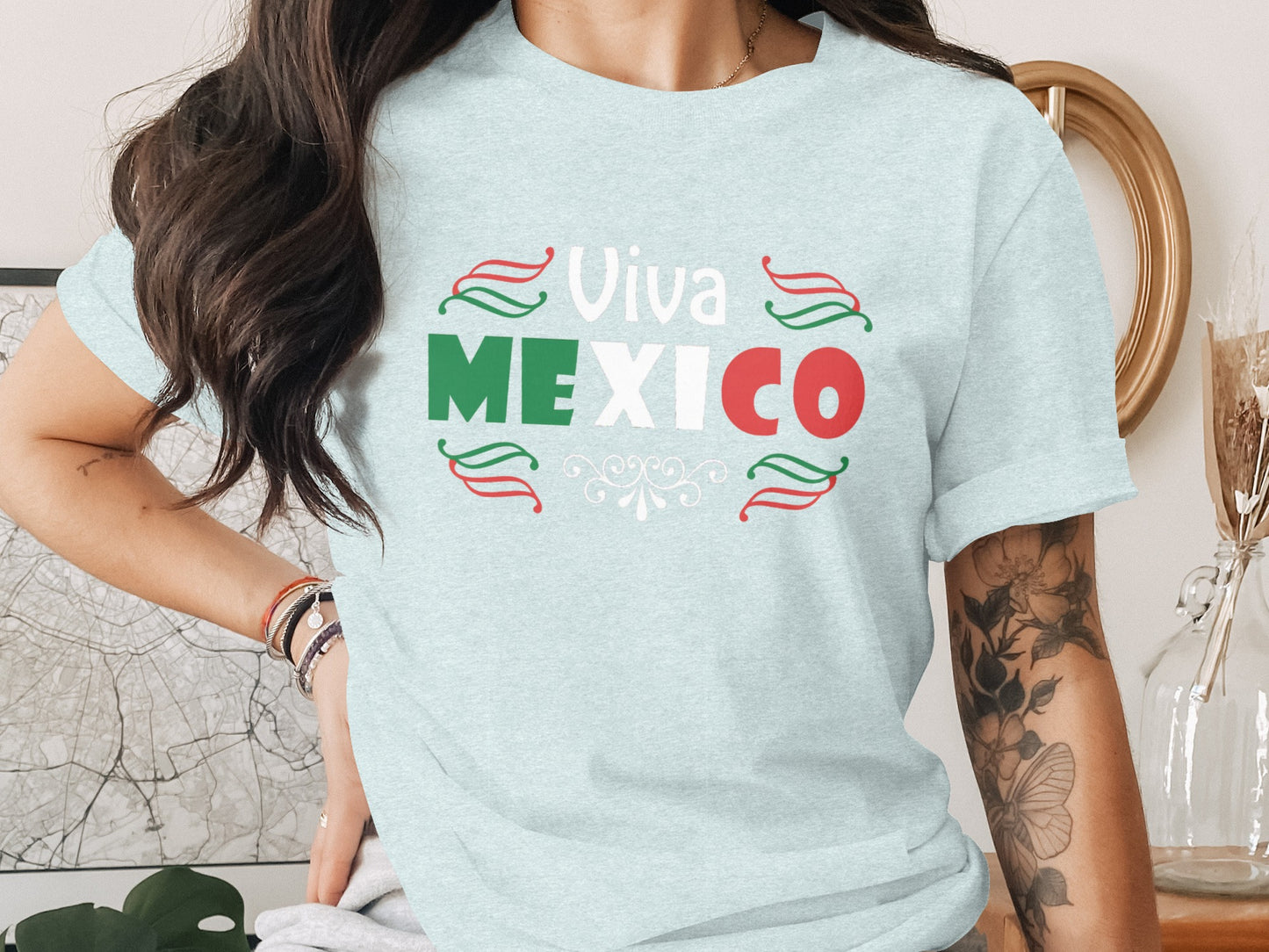 Viva Mexico Graphic T-Shirt for National Celebration product type