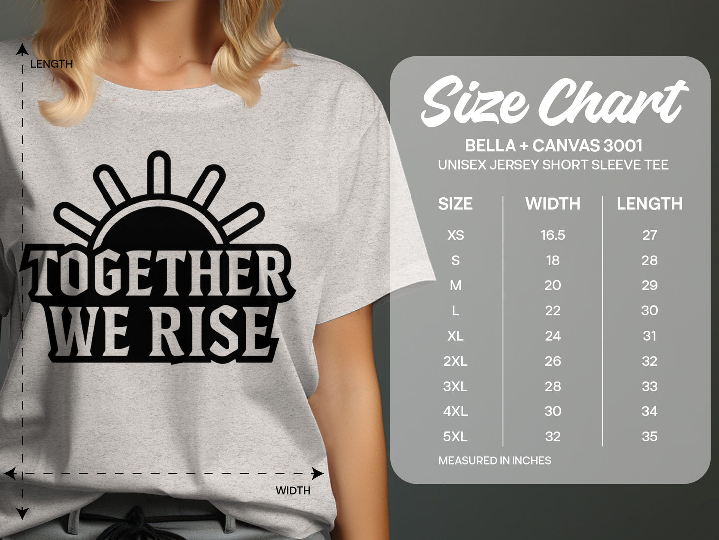 Together We Rise Graphic T-Shirt product type