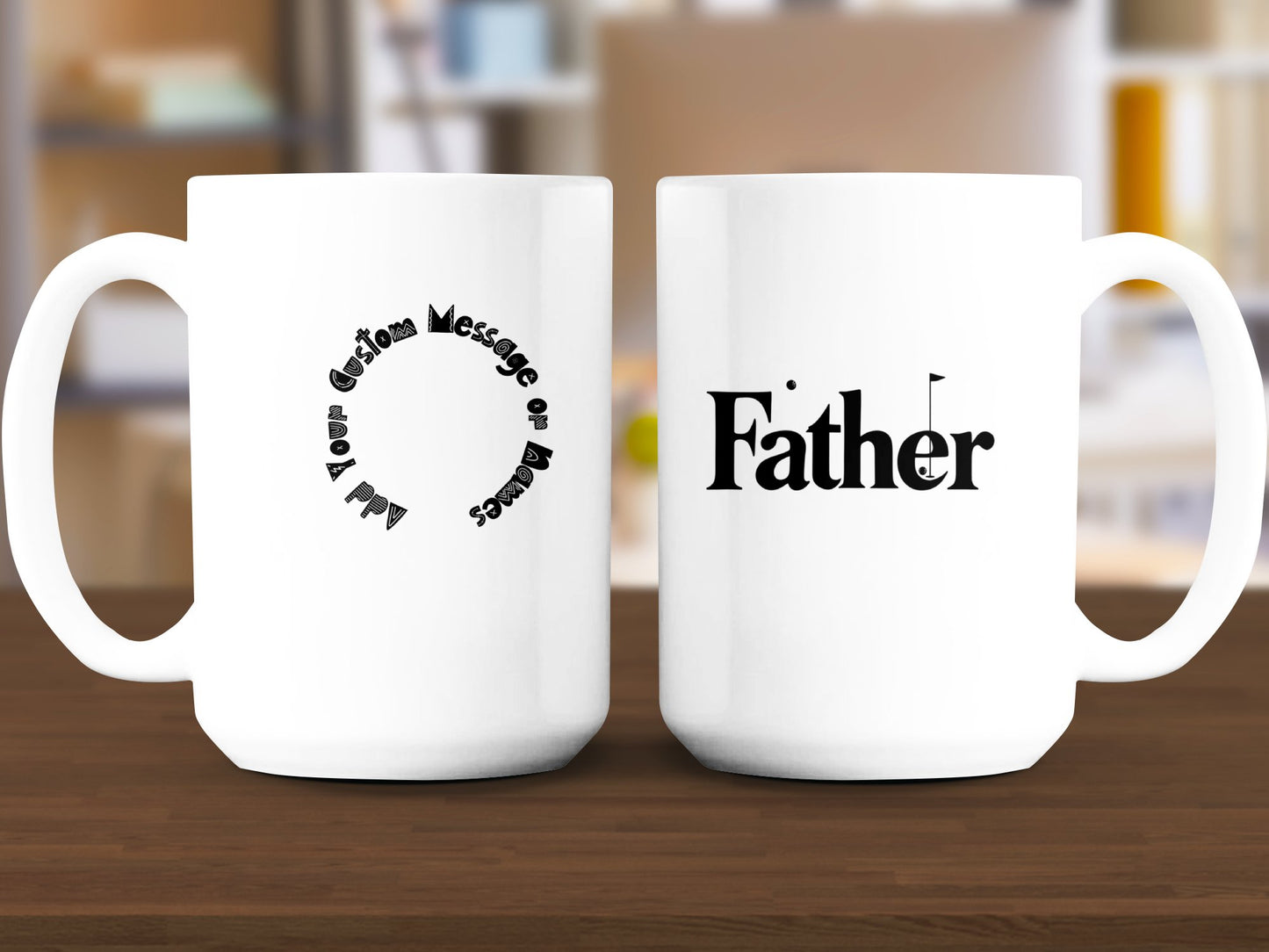 Personalized Father's Day Custom Message Mug product