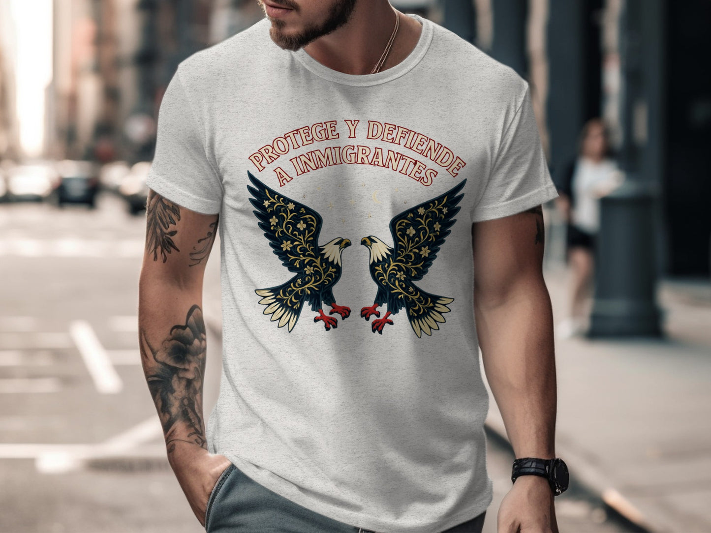 Protege y Defiende a Inmigrantes Graphic T-shirt product