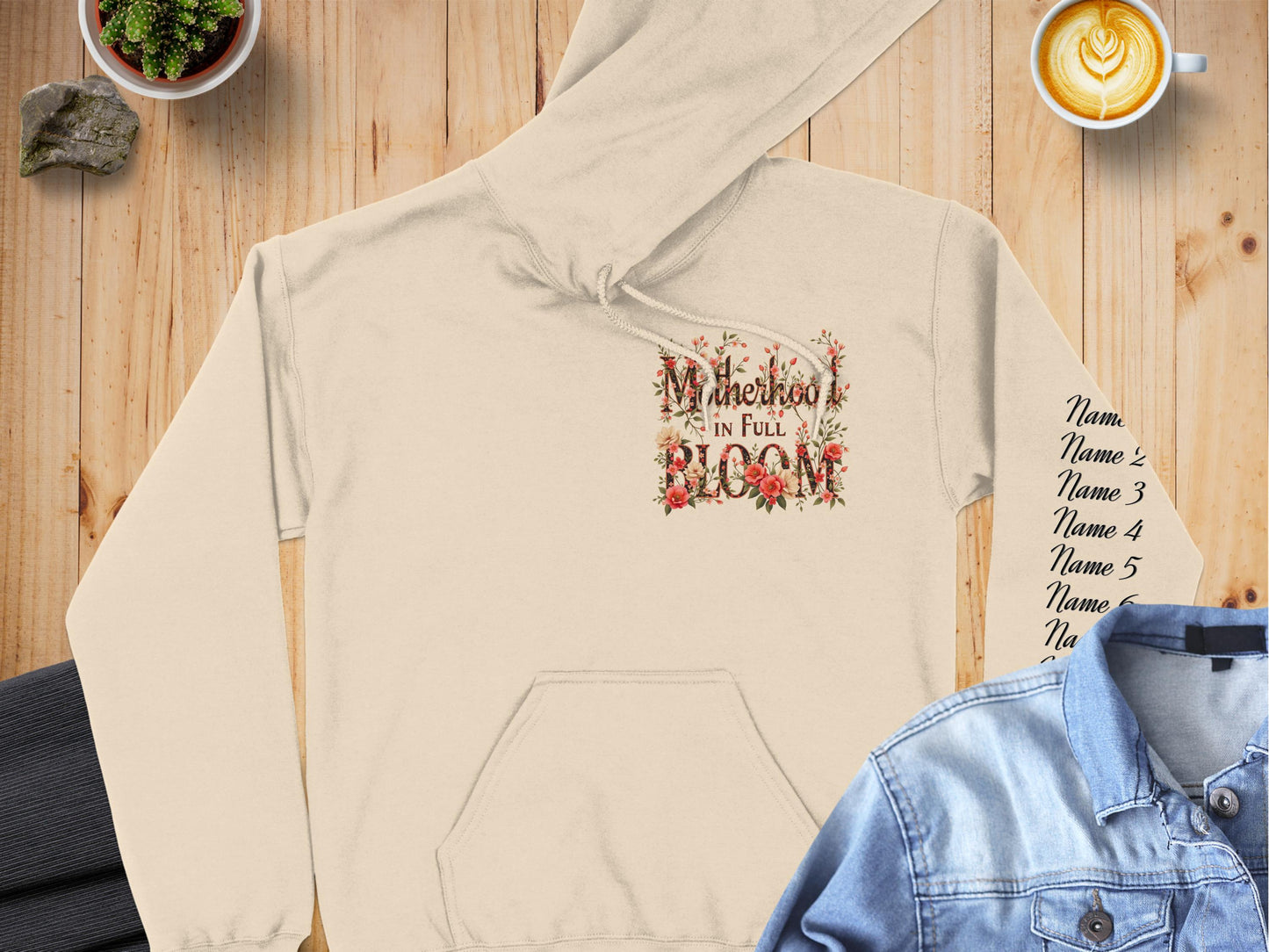 Motherhood In Full Bloom Graphic Hoodie product