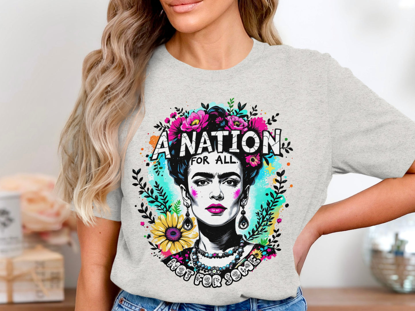 A Nation For All Graphic Print Tee shirt product type