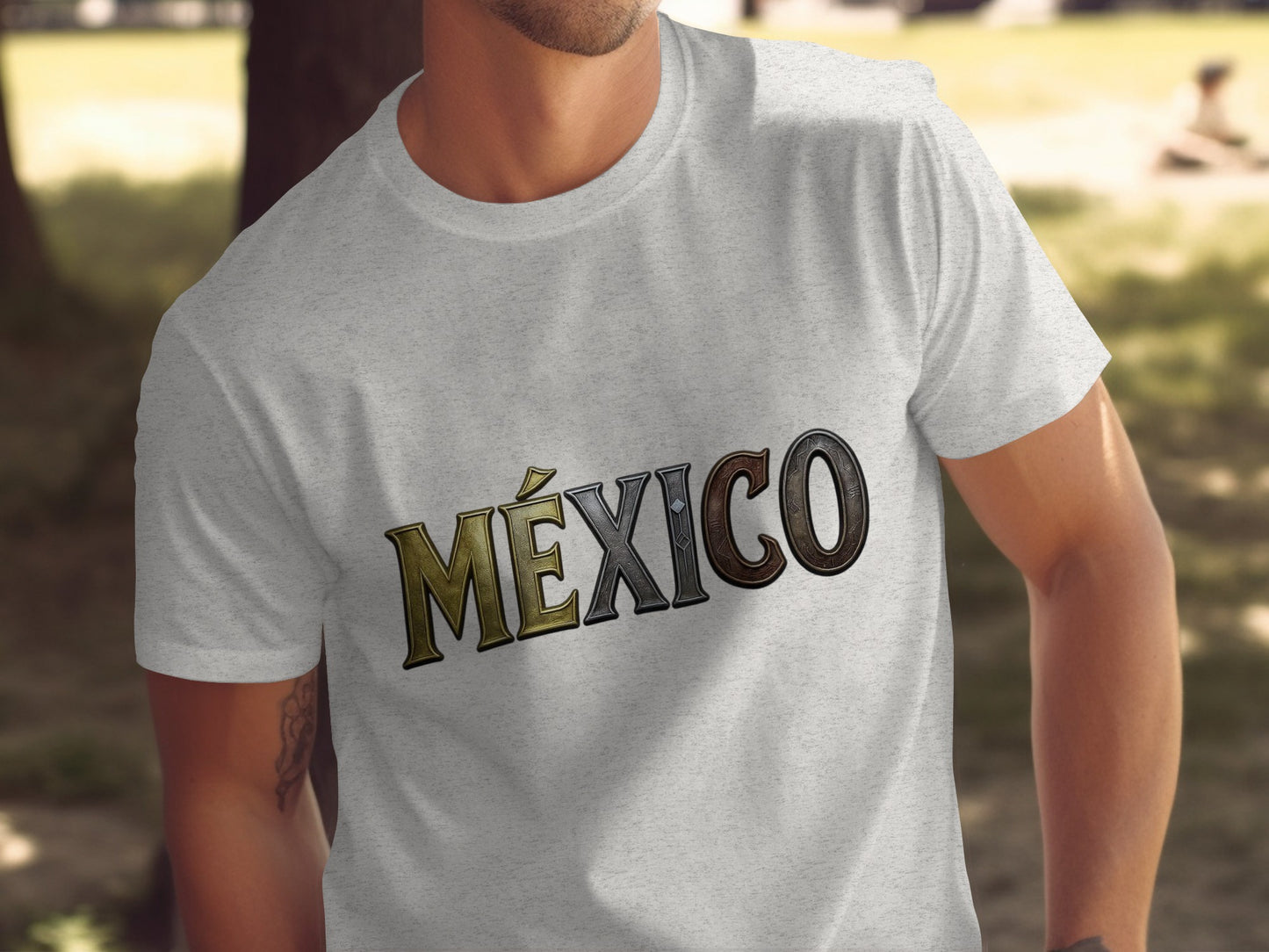 México Lettering Design T-Shirt product