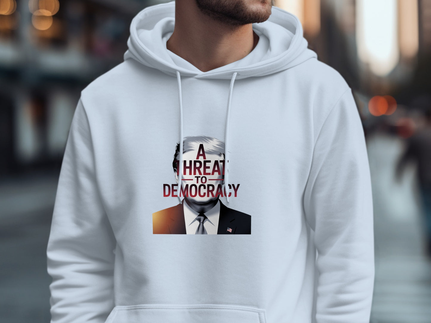 A Threat To Democracy Graphic Hoodie product
