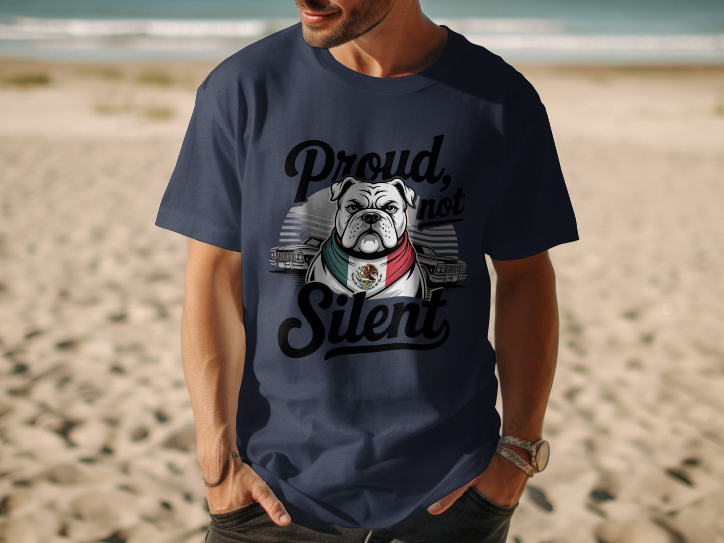 Proud Not Silent Bulldog Graphic T-Shirt product