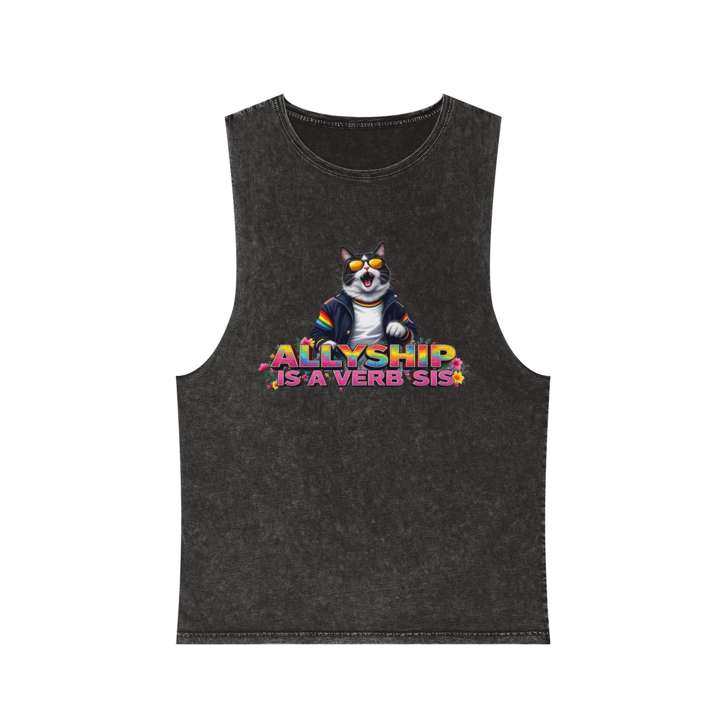 Unisex Stonewash Tank Top