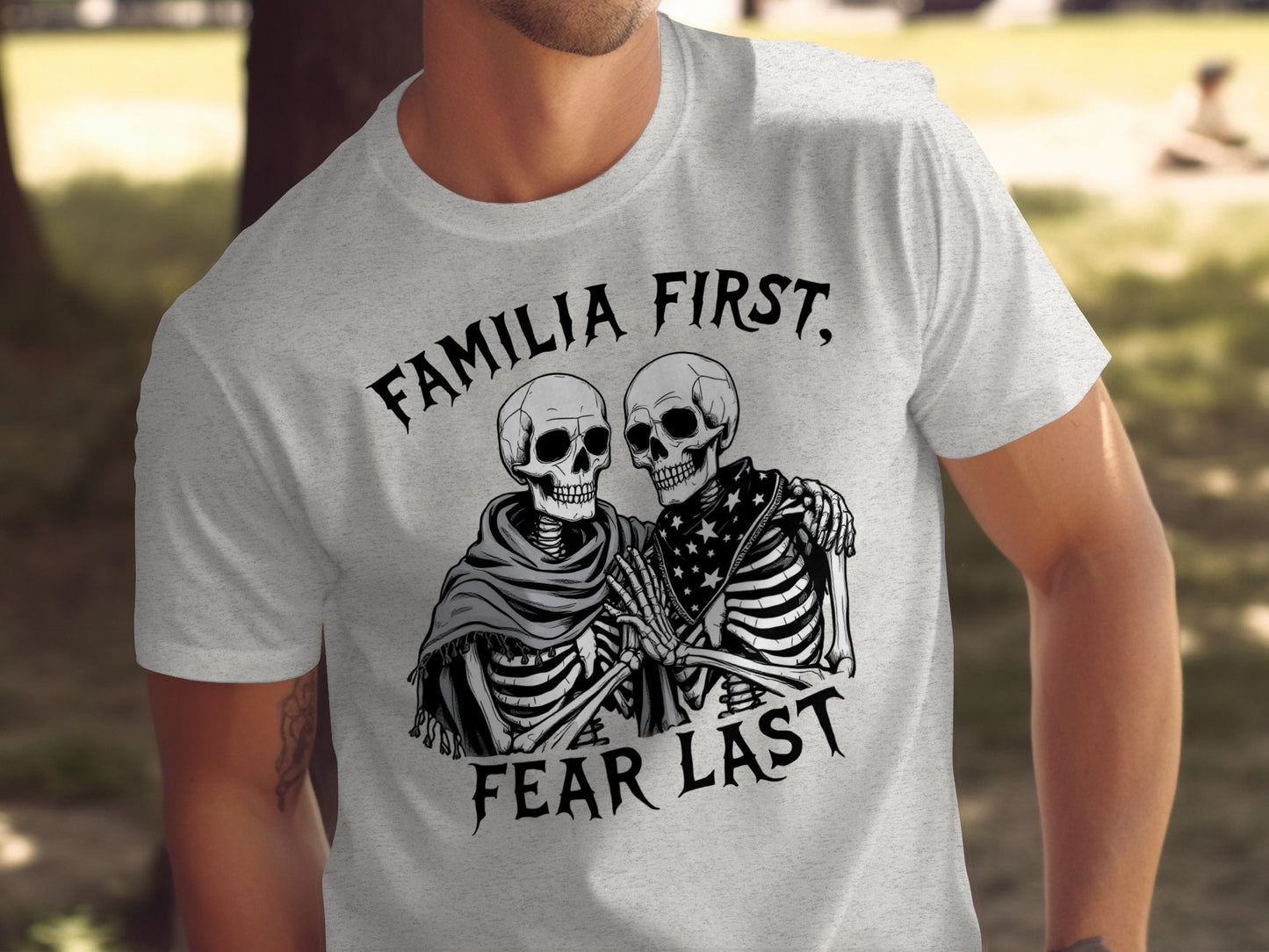 Familia First Fear Last Graphic T-shirt product