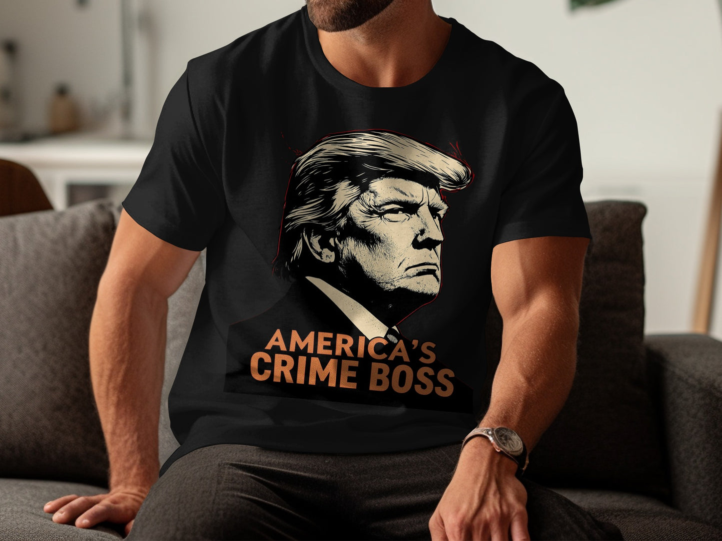 America's Crime Boss Graphic T-Shirt product type