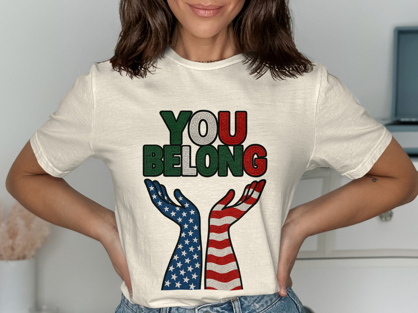 Inspirational You Belong Graphic T-Shirt product type