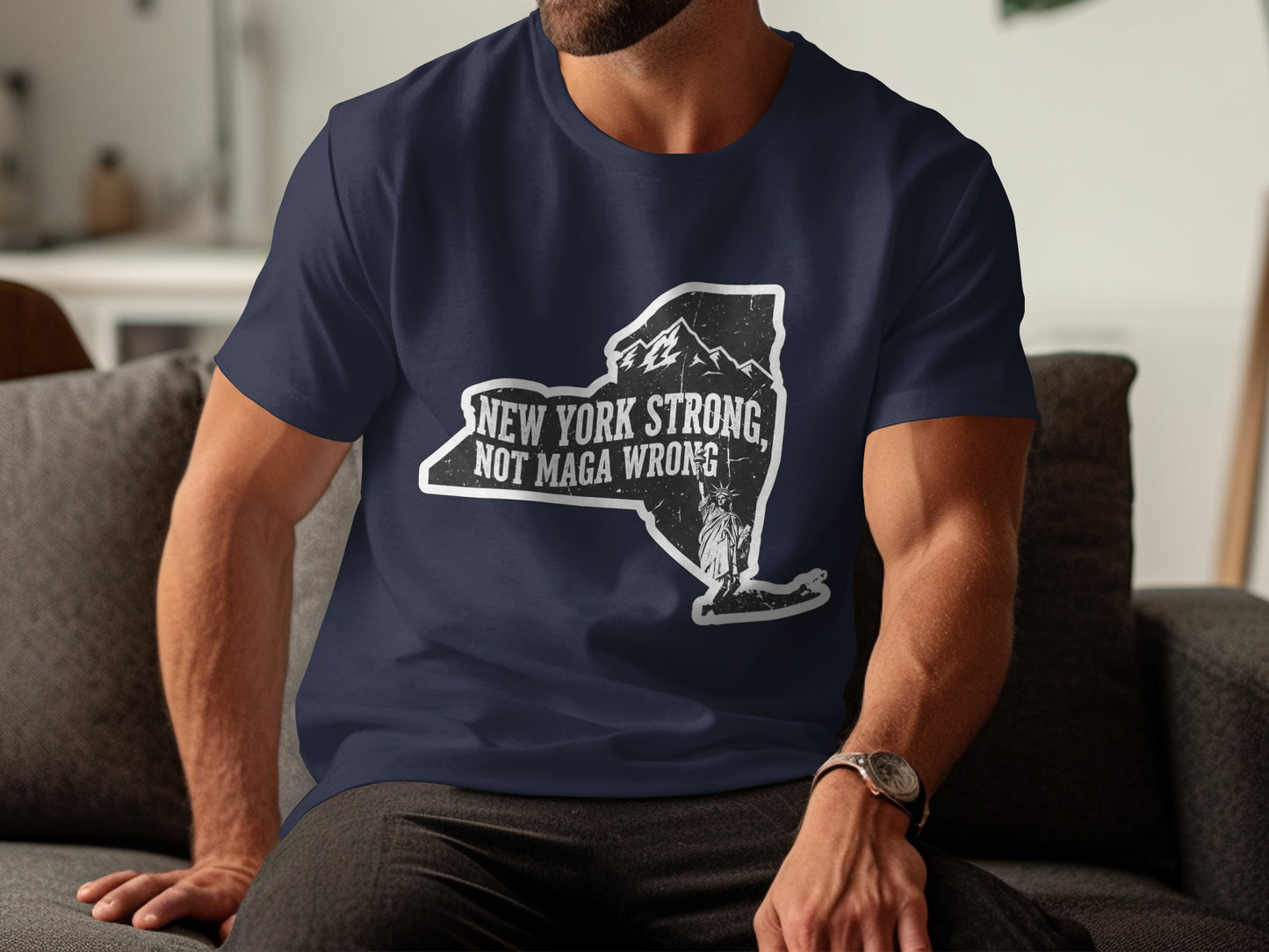 New York Strong Not Maga Wrong T-Shirt product
