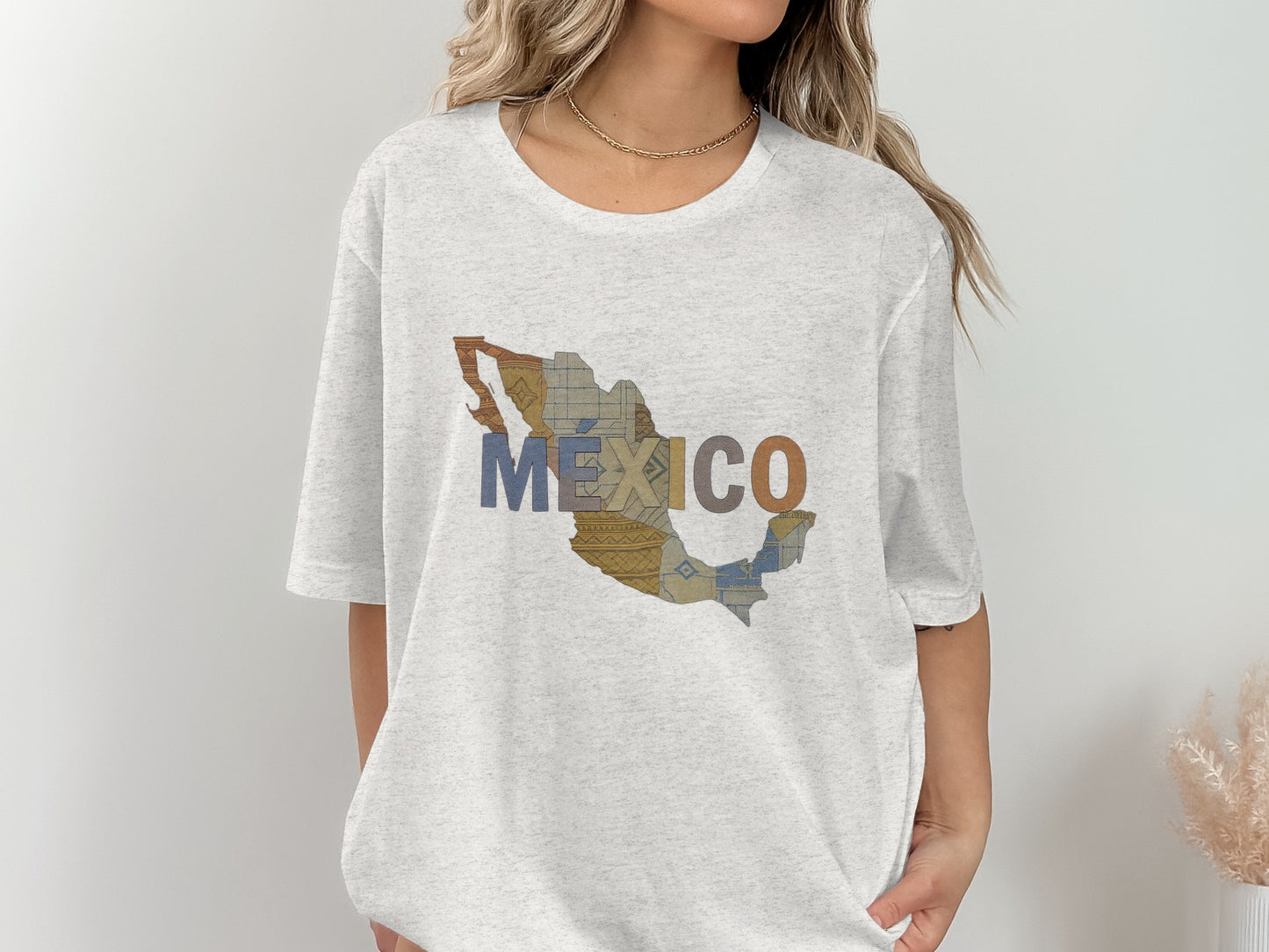 Mexico Map Graphic Tee Casual Clothing product
