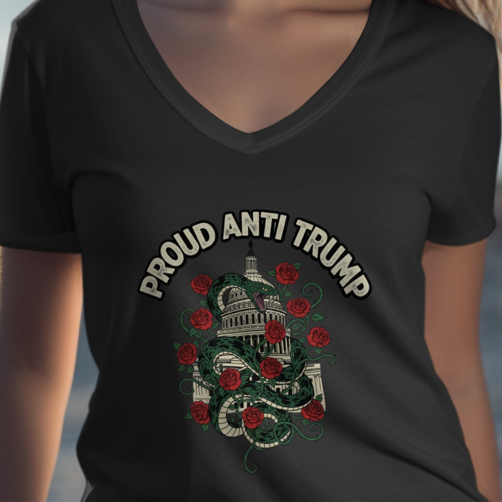 Proud Anti Trump with Capitol and Roses product type