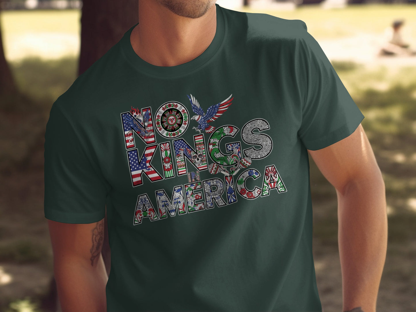 No Kings America Graphic Tee Shirt product type