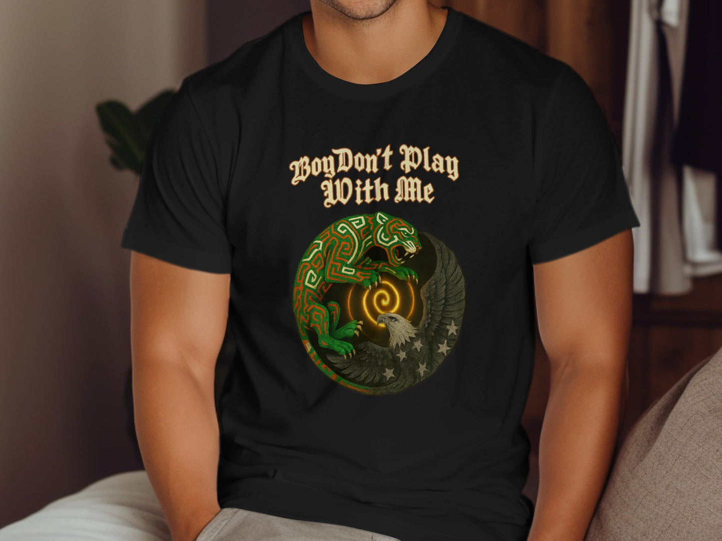 Boy Don't Play With Me Lizard Graphic Tee product
