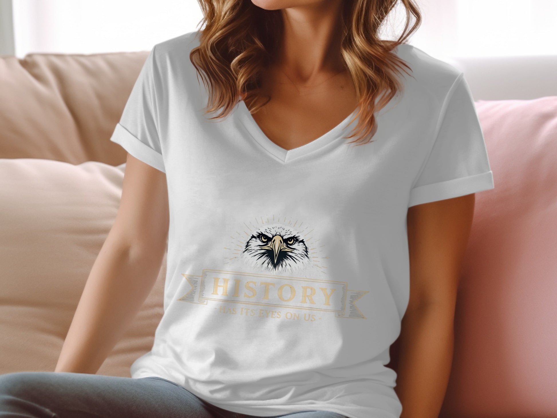History Has Its Eyes on Us Eagle T-shirt product type