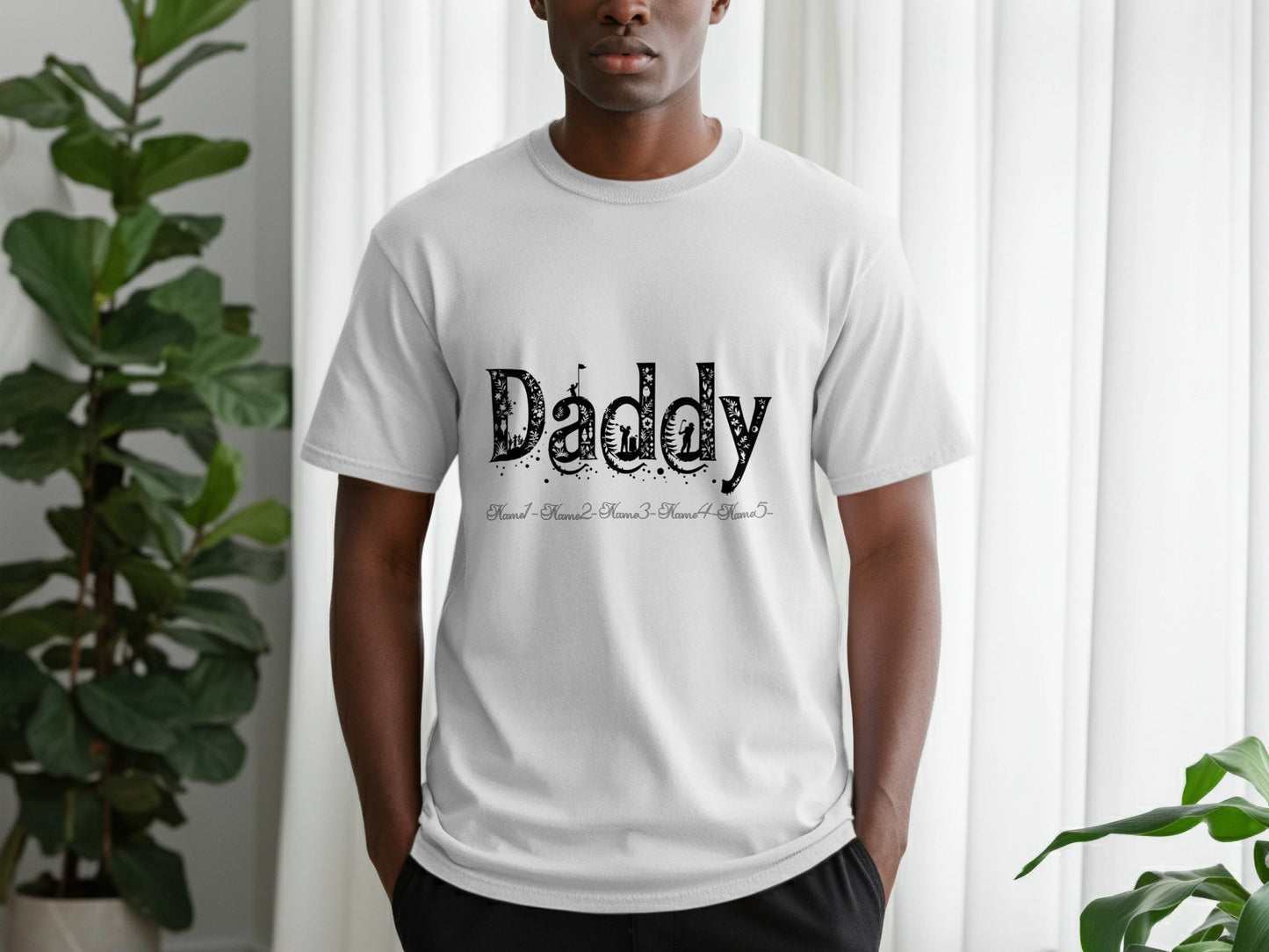 Bold Casual Daddy Graphic T-Shirt for Stylish Look product type