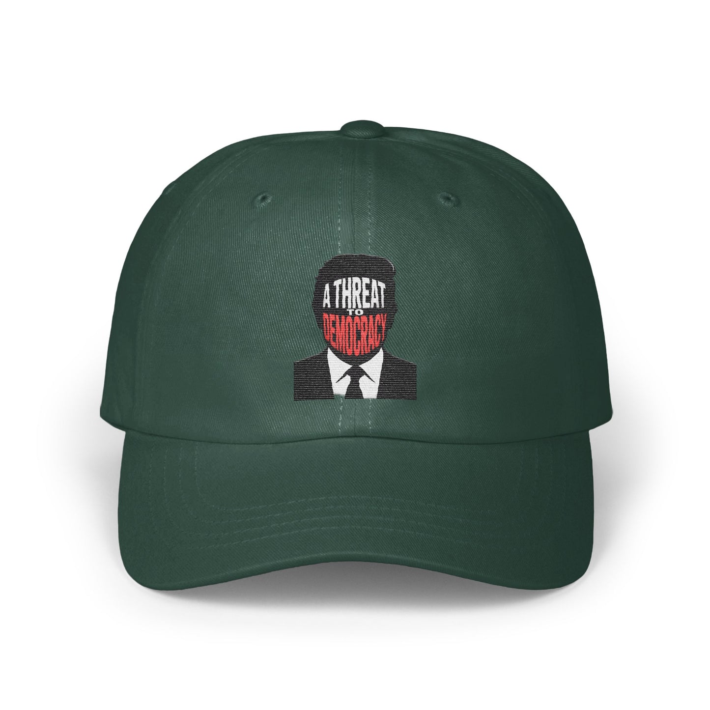 A Threat To Democracy Man's Face Design Cap product type