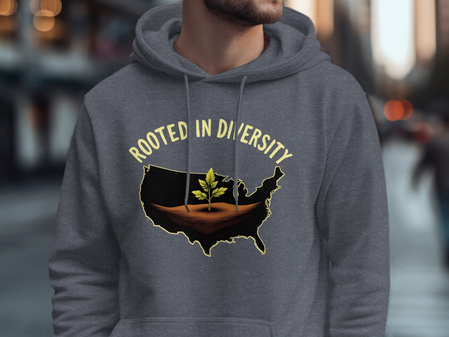 Rooted In Diversity Design Hoodie product type