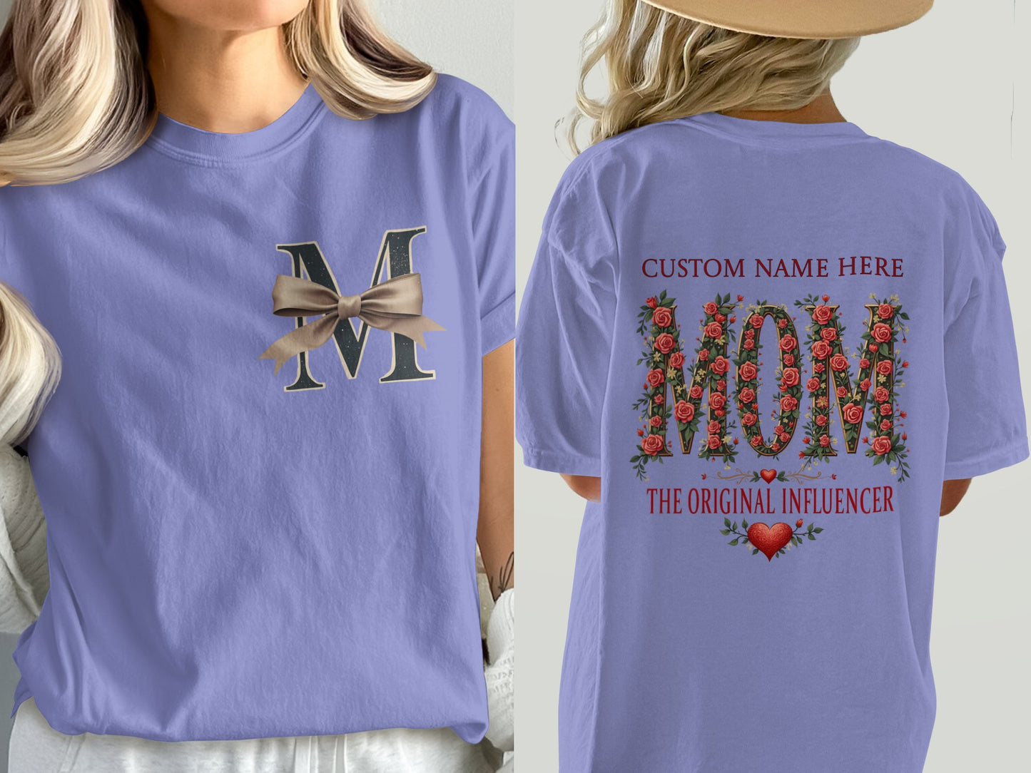 Personalized Custom Name Here MOM T-Shirt product