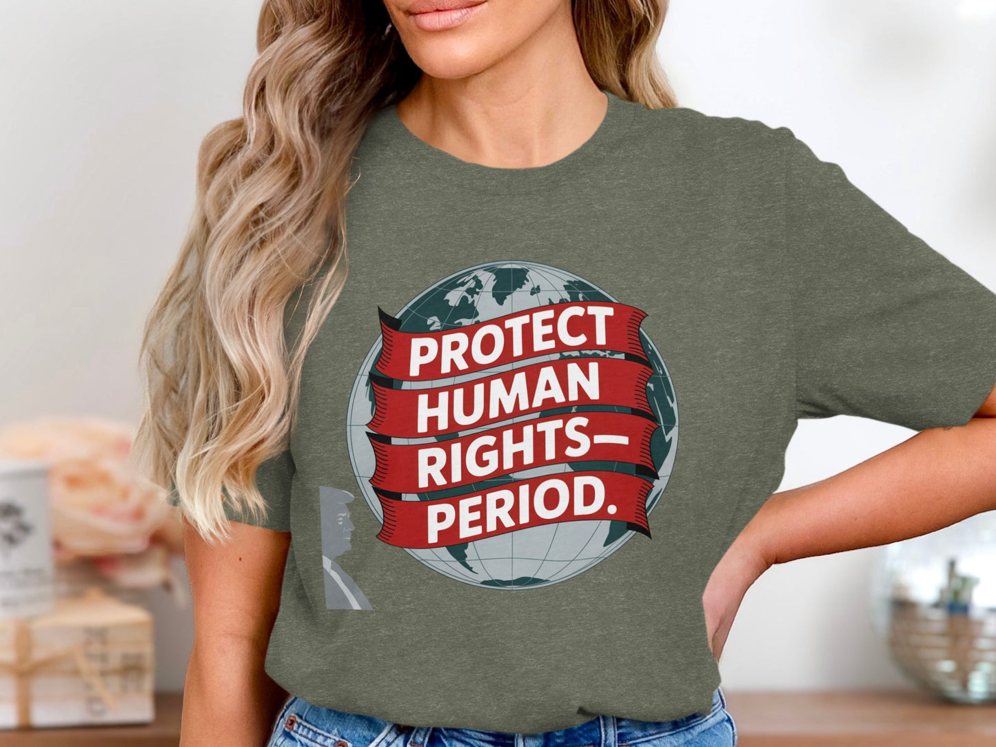Protect Human Rights Period Graphic T-Shirt product