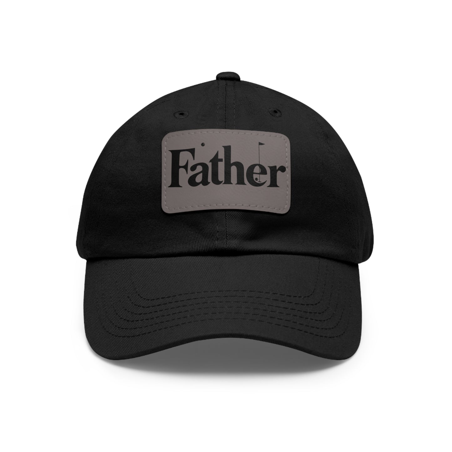 Stylish Father Dad Hat with Leather Patch - Perfect Gift for Dads