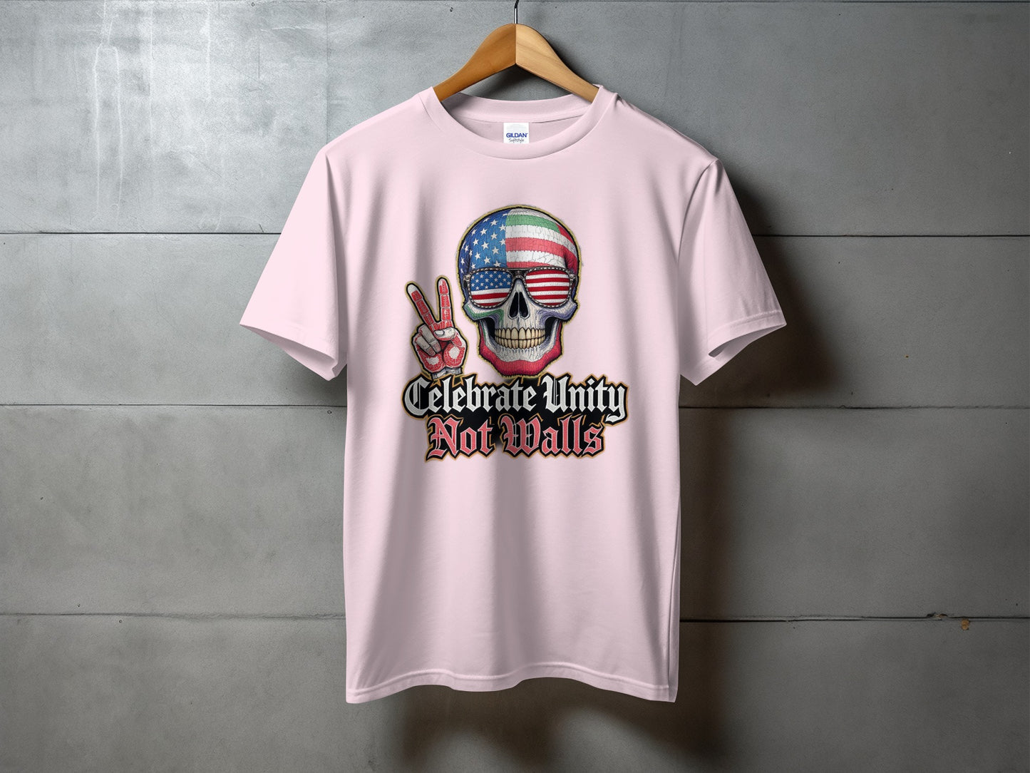 Celebrate Unity Not Walls Graphic T-Shirt product type
