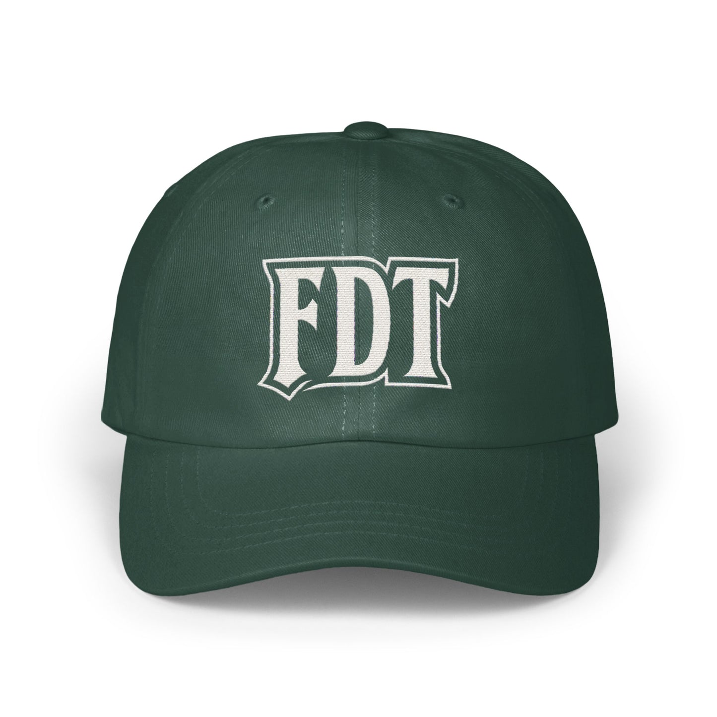 FDT Logo Embroidered Green Baseball Cap product type