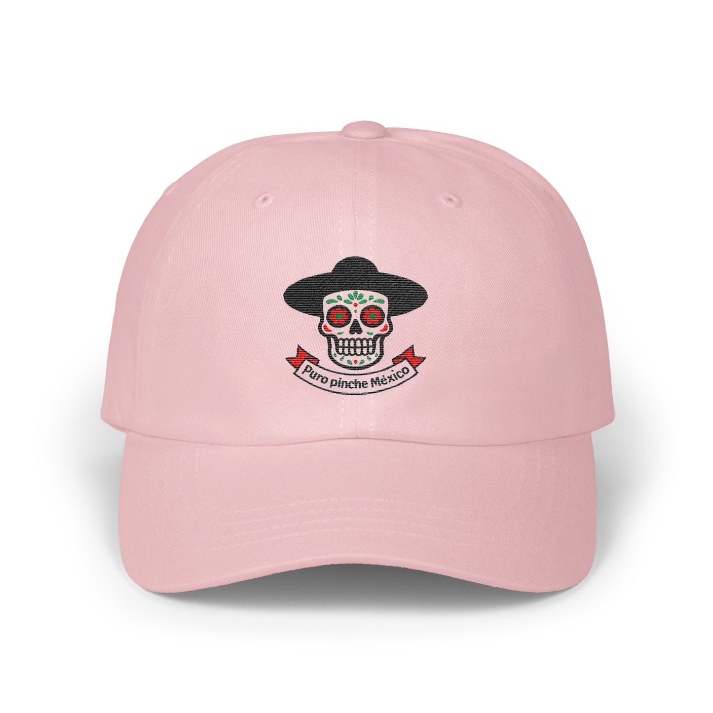 Pastel Pink Custom Mexican Themed Skull Cap product