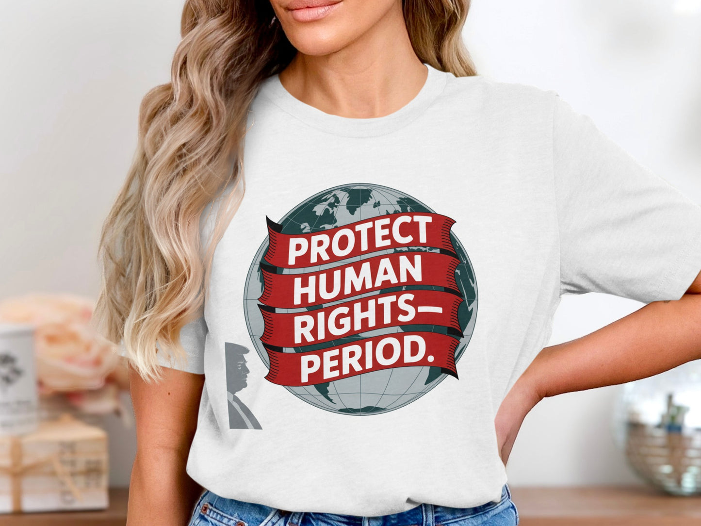 Protect Human Rights Period Graphic T-shirt product