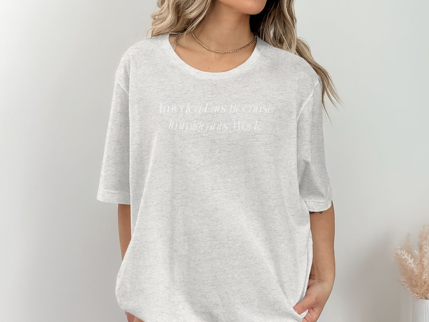 American Because Immigrants Rock T-shirt product type