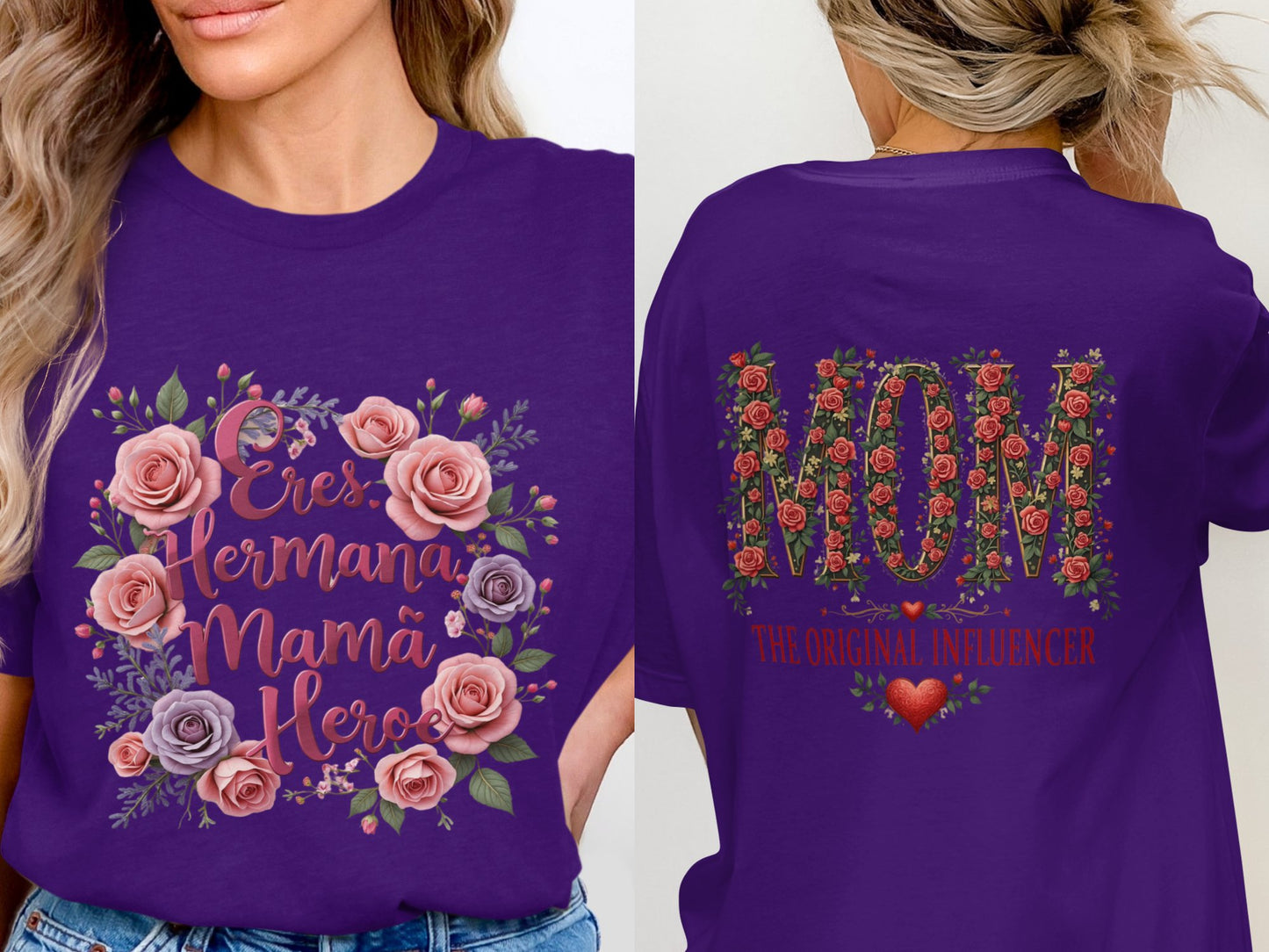 Mom The Original Influencer Floral Graphic Tee product