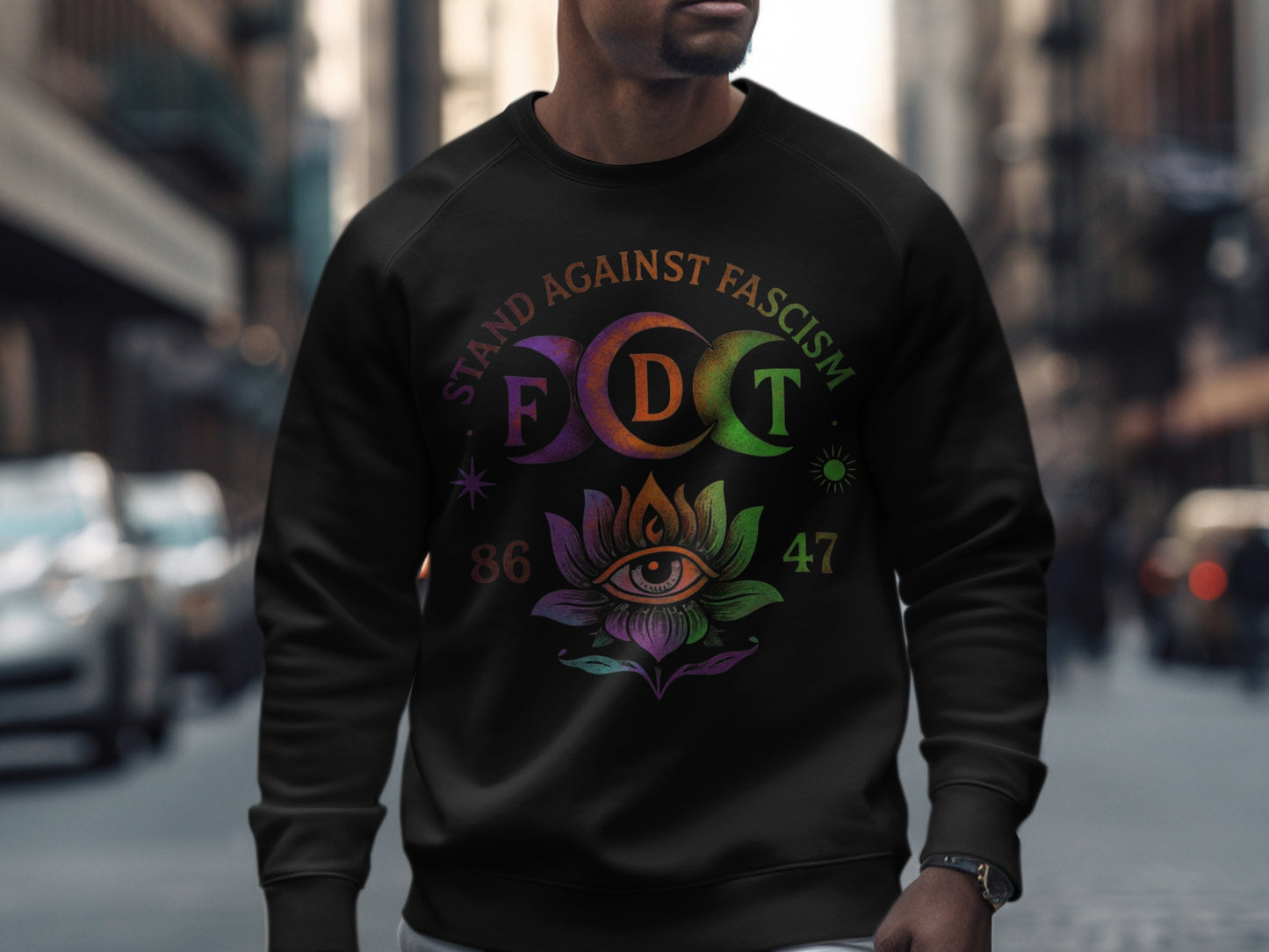 Stand Against Fascism FDT 86 47 Graphic Sweatshirt product