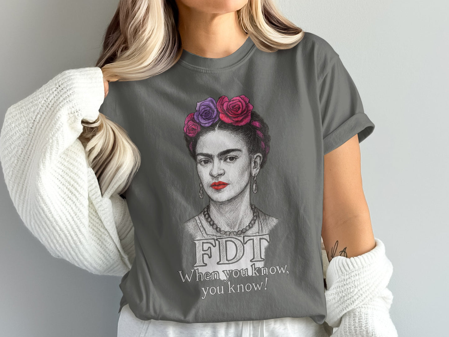FDT When you know you know graphic t-shirt product