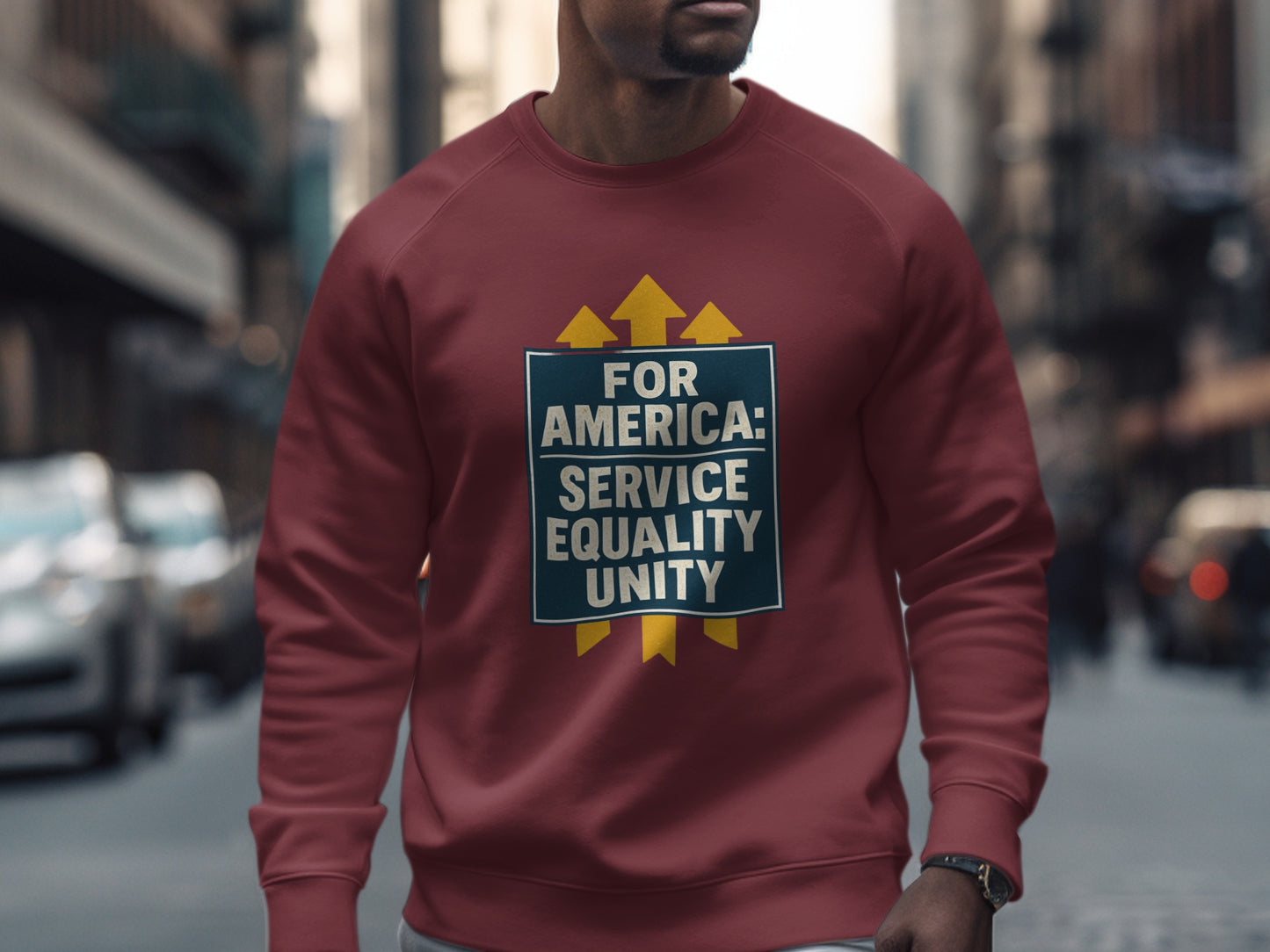 For America Service Equality Unity Sweater product type
