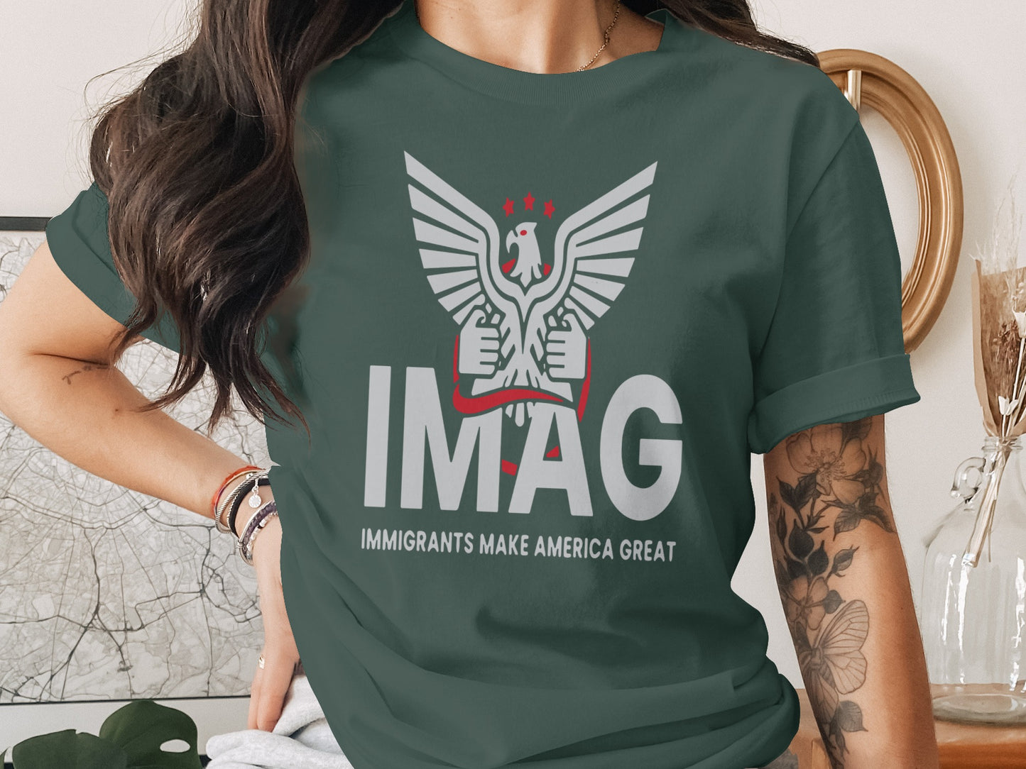 Immigrants Make America Great Statement T-shirt product type