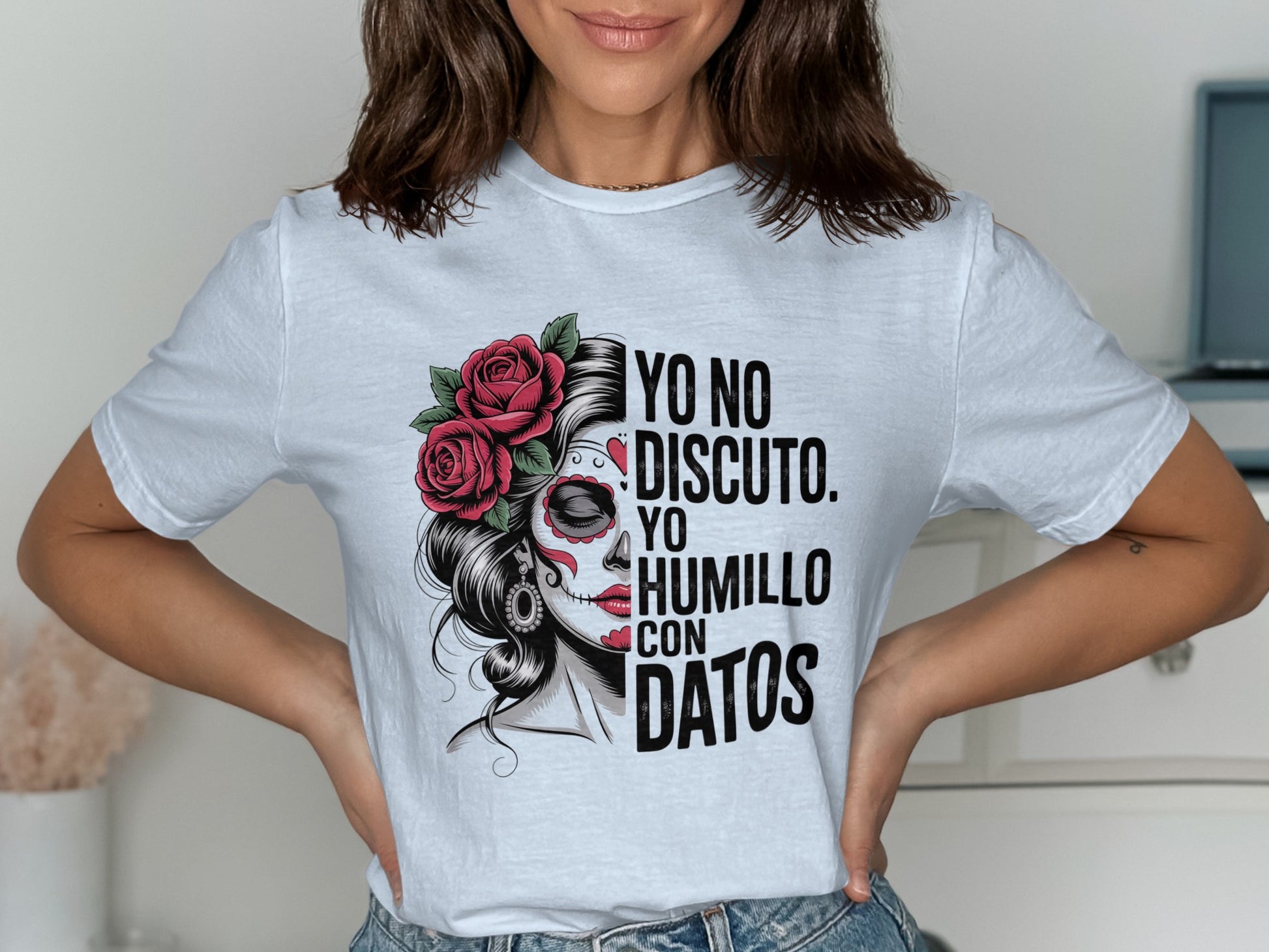 Unique Calavera Yo No Discuto Graphic T-Shirt product type