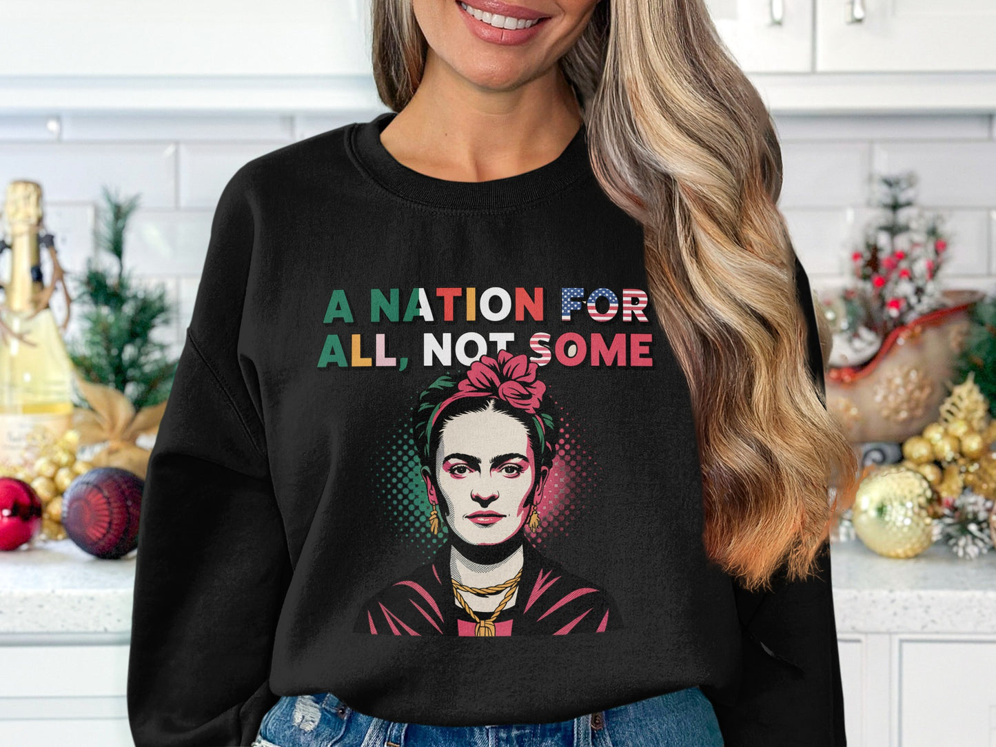 A Nation For All Not Some Graphic Sweatshirt product