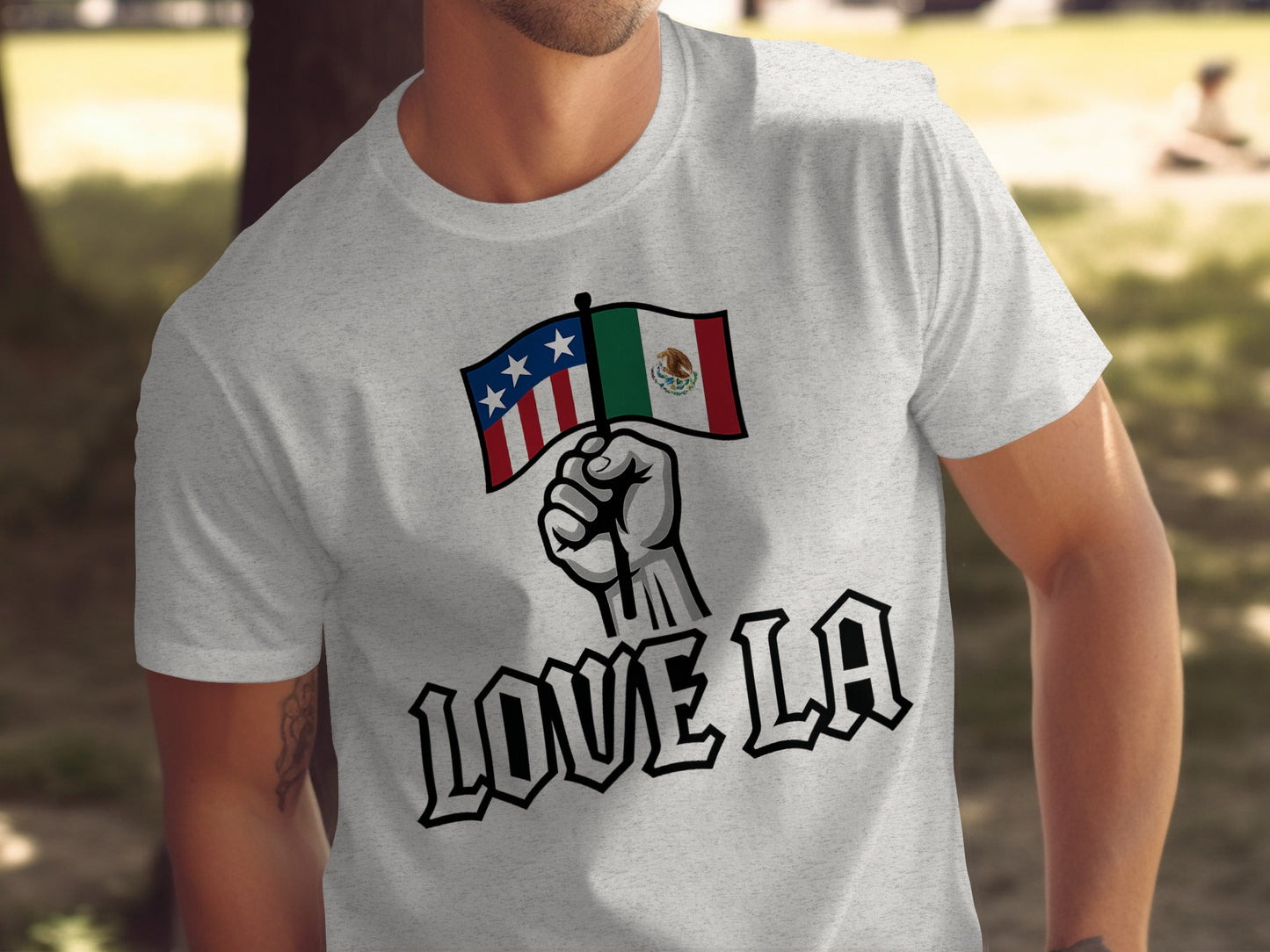 Love LA Shirt Unique Design Graphic Tee Shirt product